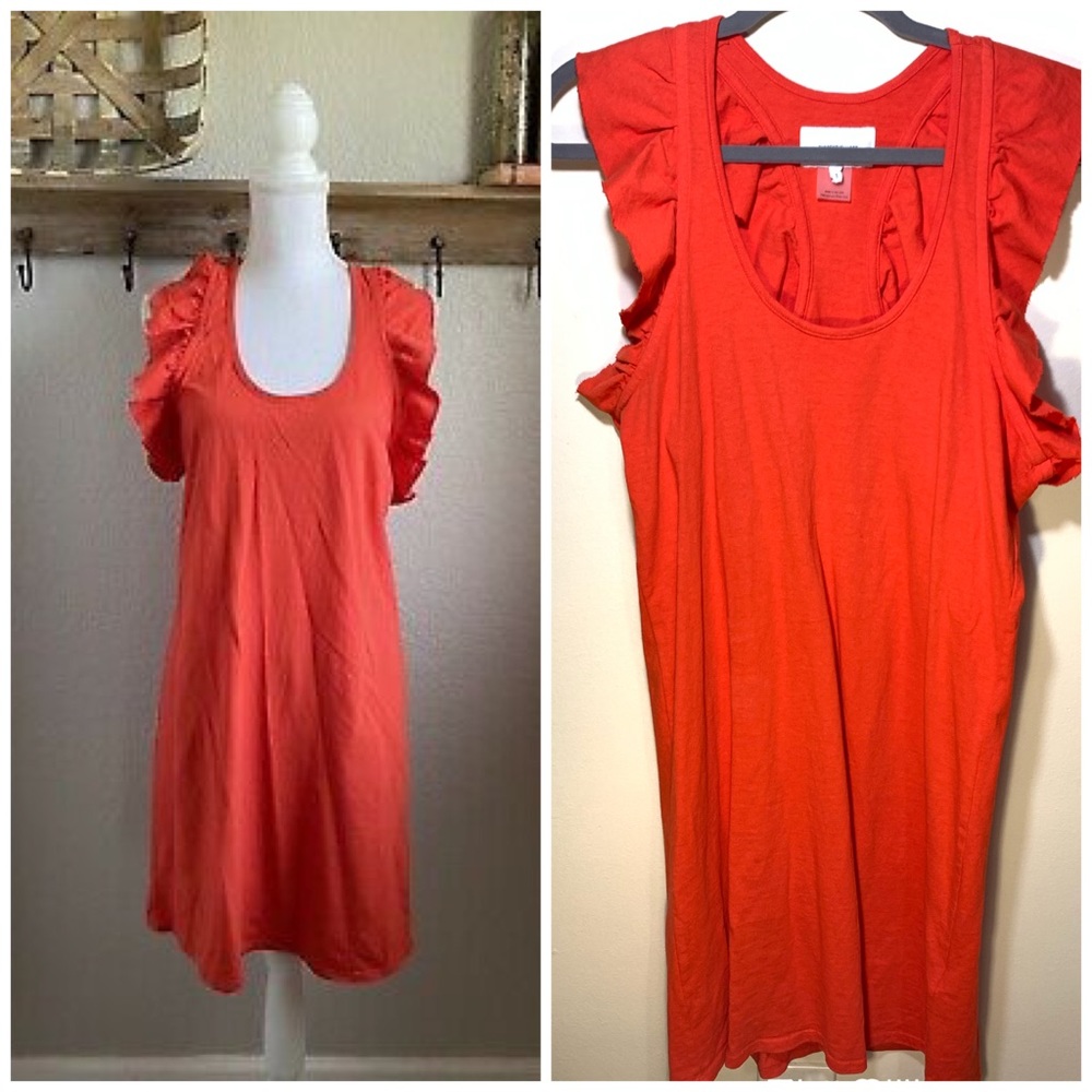 Current/Elliot Ruffle Shoulder Tank Dress